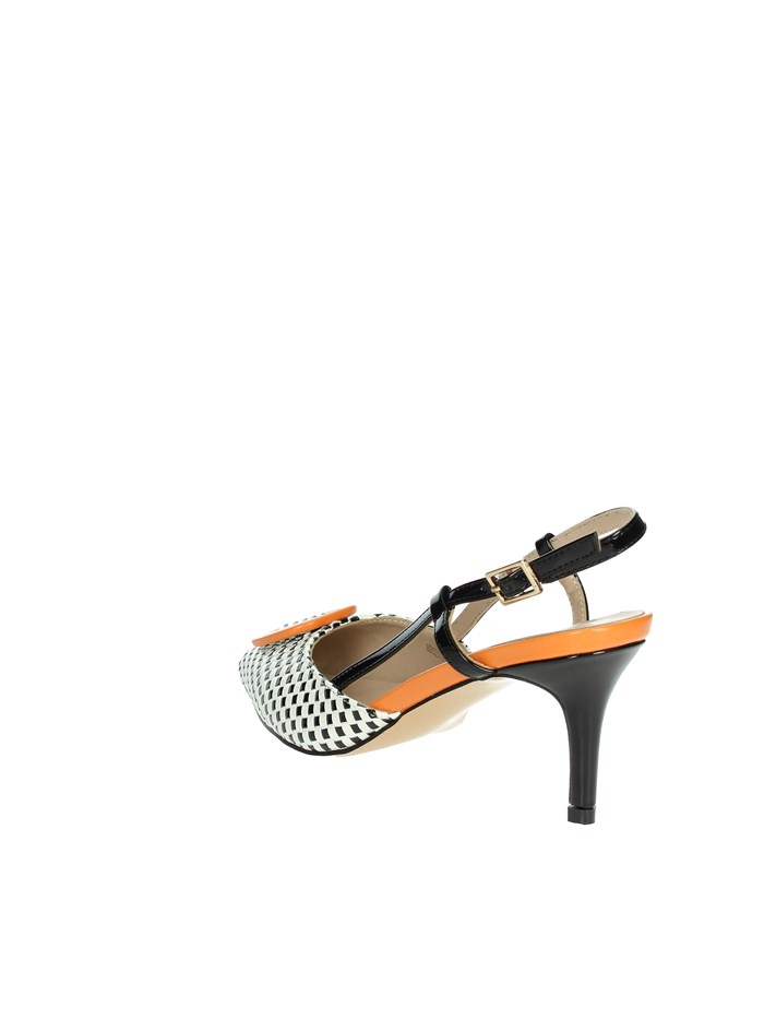 SLINGBACK 8D5201FP BIANCO/NERO