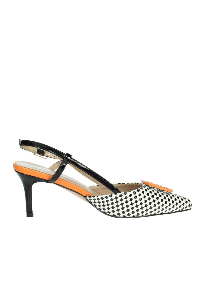 SLINGBACK 8D5201FP BIANCO/NERO