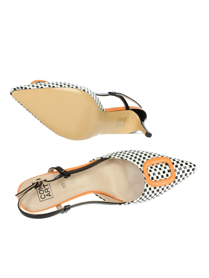 SLINGBACK 8D5201FP BIANCO/NERO