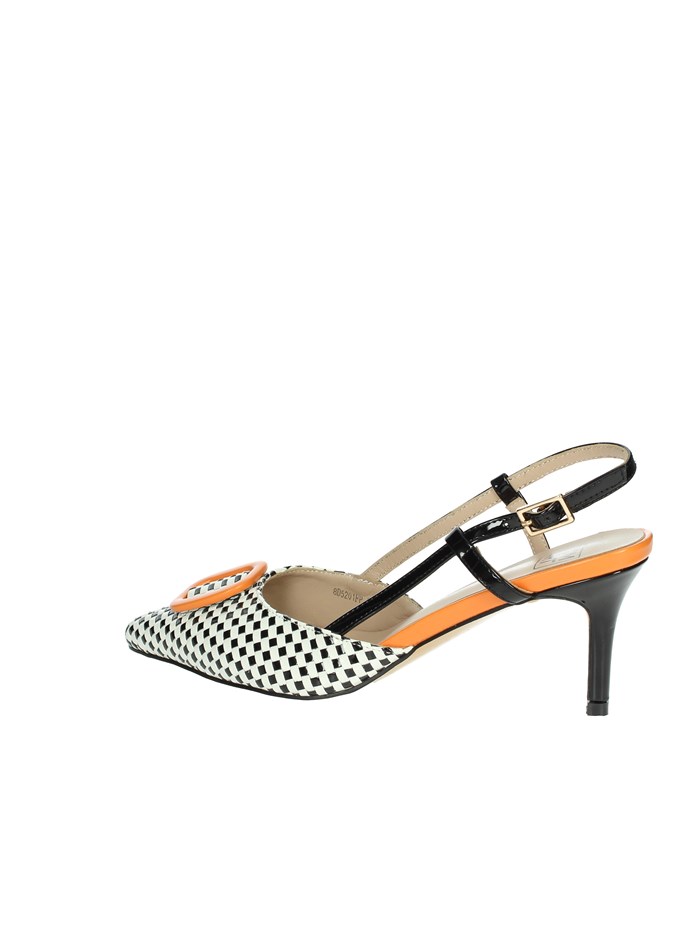SLINGBACK 8D5201FP BIANCO/NERO