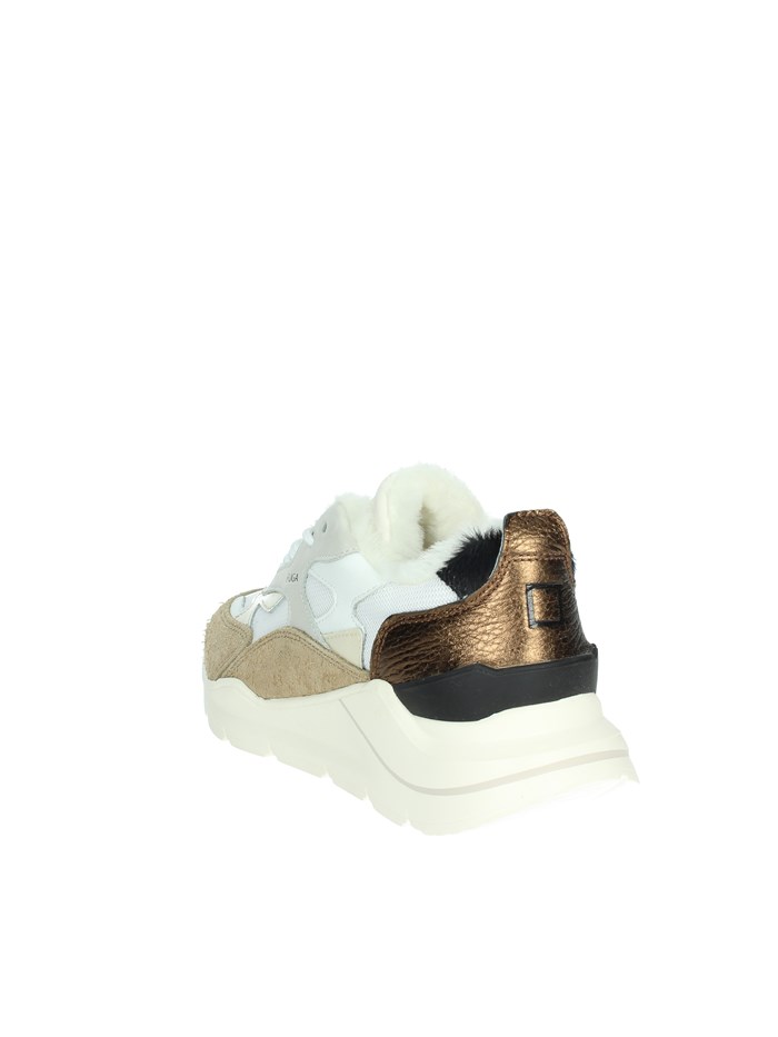 SNEAKERS BASSA W391-FGF-HA-WI BIANCO/CUOIO