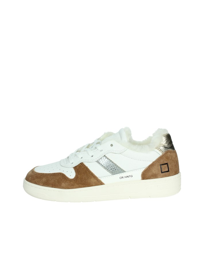 SNEAKERS BASSA W391-C2F-VC-WM BIANCO/CUOIO