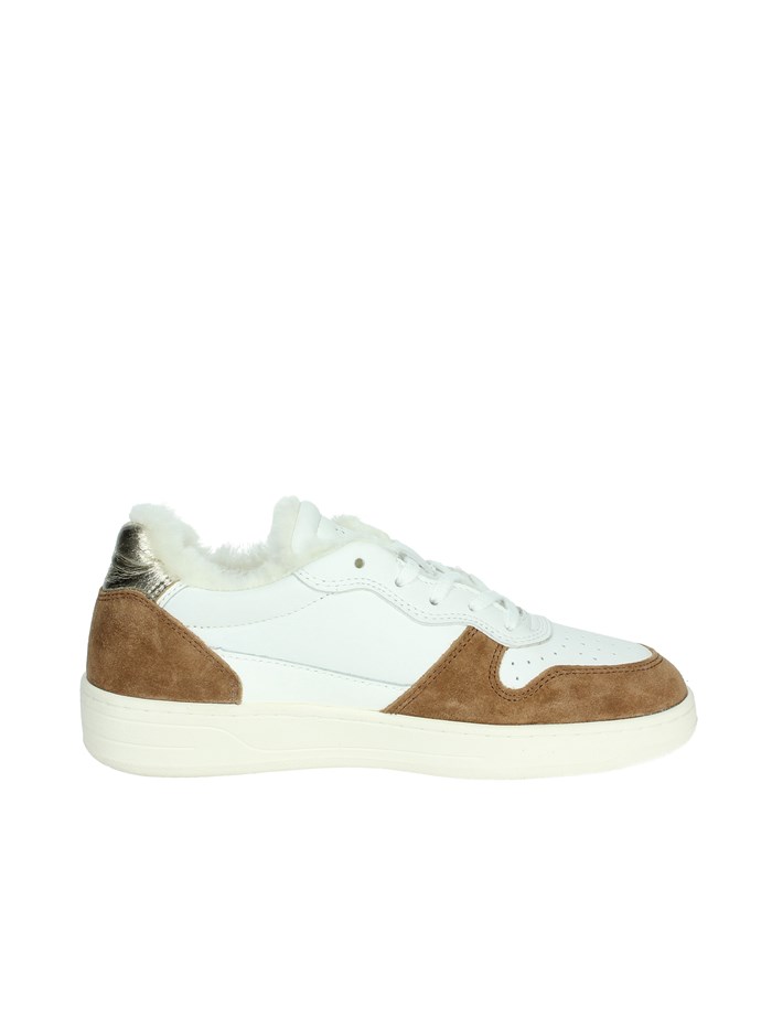 SNEAKERS BASSA W391-C2F-VC-WM BIANCO/CUOIO