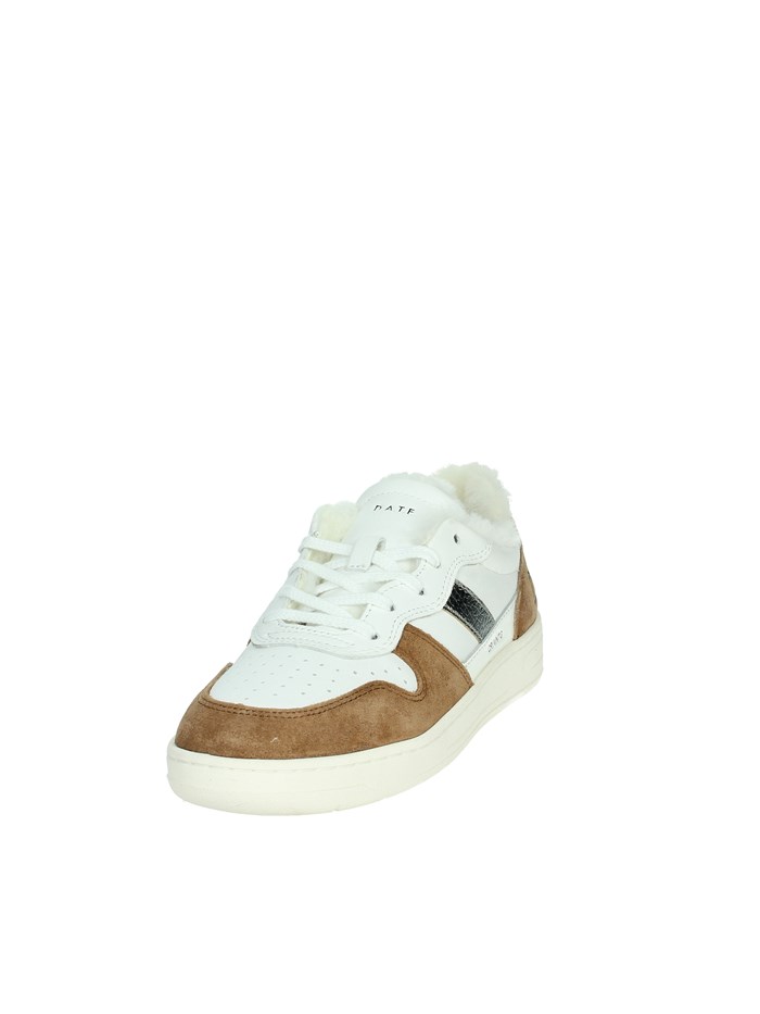 SNEAKERS BASSA W391-C2F-VC-WM BIANCO/CUOIO