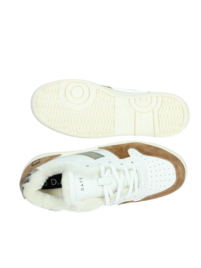 SNEAKERS BASSA W391-C2F-VC-WM BIANCO/CUOIO