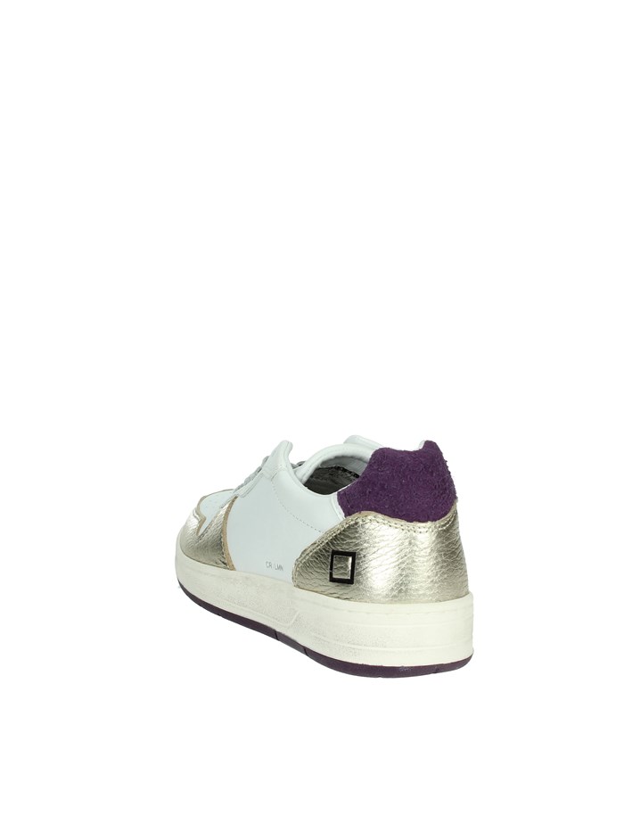 SNEAKERS BASSA W391-CR-LM-WM BIANCO/ORO