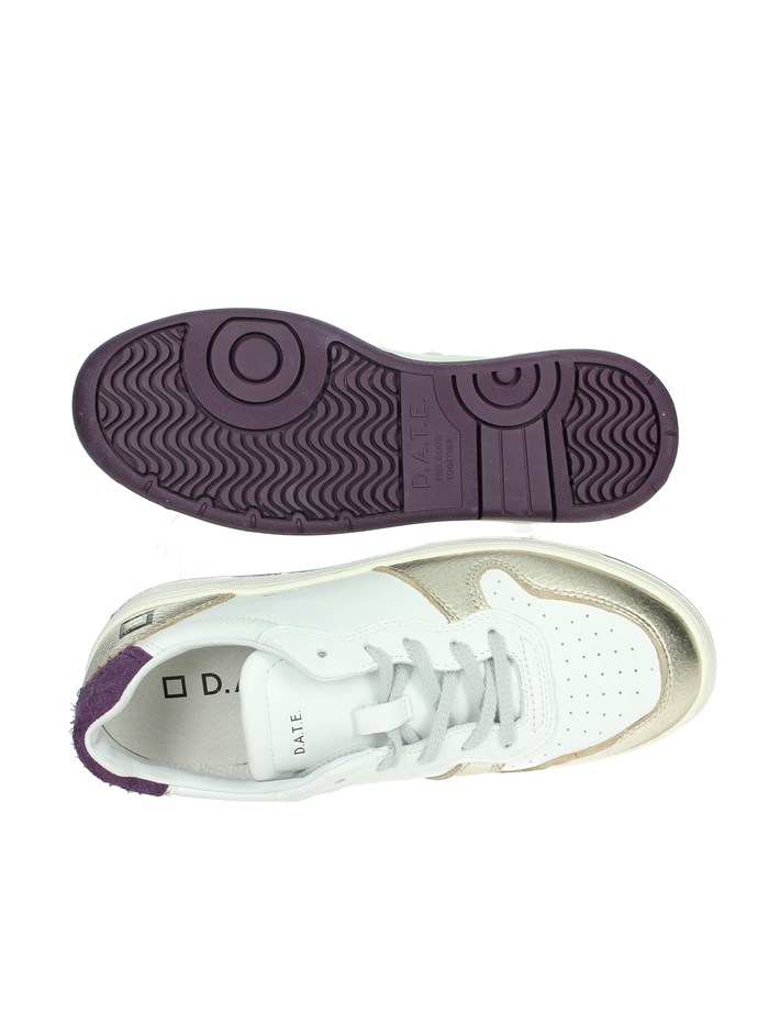 SNEAKERS BASSA W391-CR-LM-WM BIANCO/ORO