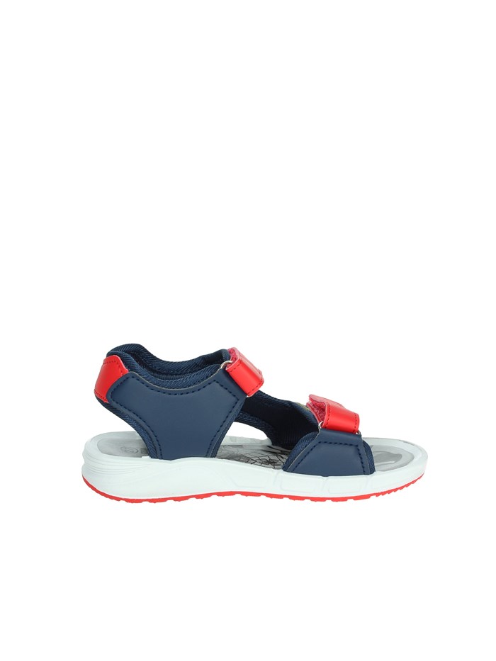 SANDALI BASSI SP012425 BLU/ROSSO