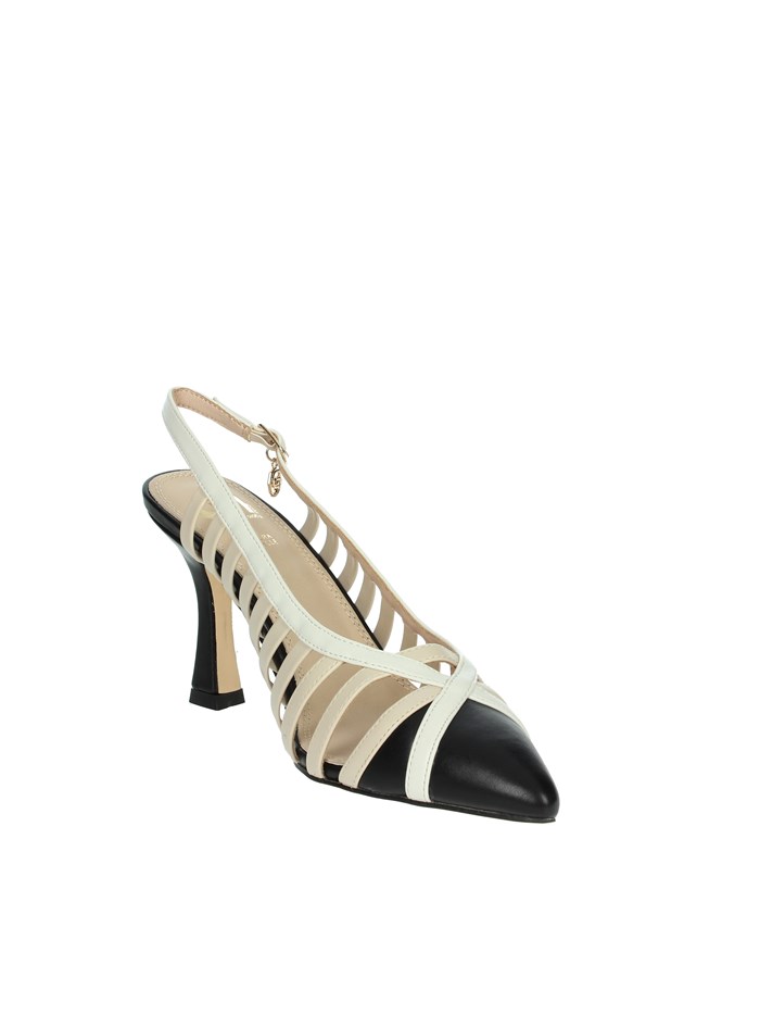 SLINGBACK GD63 NERO/BEIGE