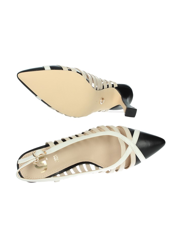 SLINGBACK GD63 NERO/BEIGE