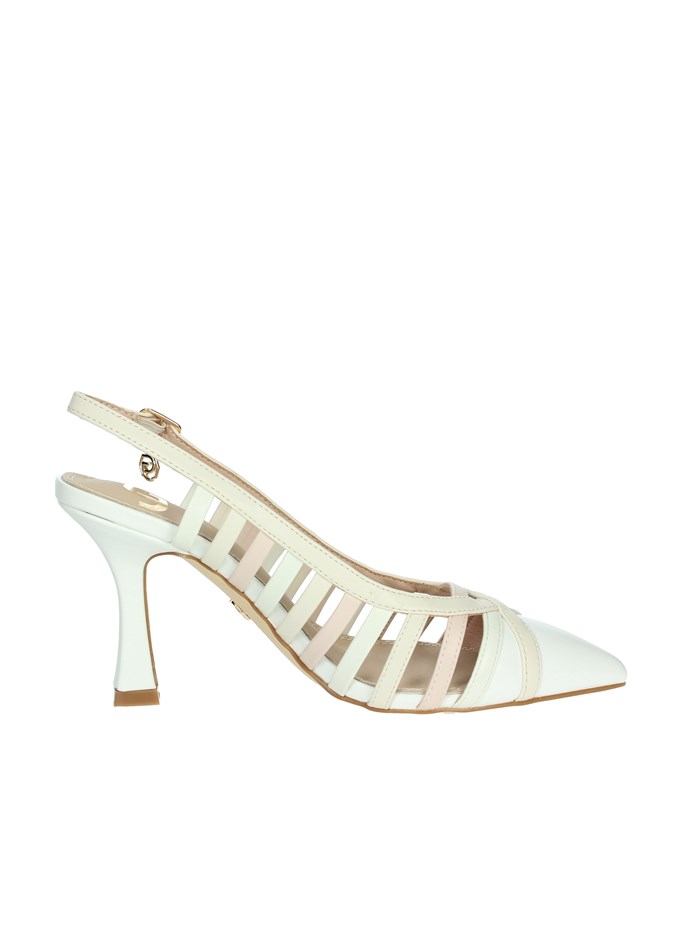 SLINGBACK GD63 BIANCO/BEIGE