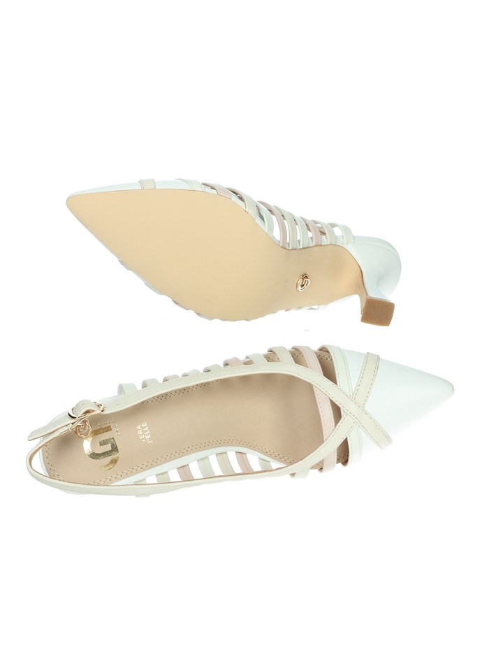 SLINGBACK GD63 BIANCO/BEIGE