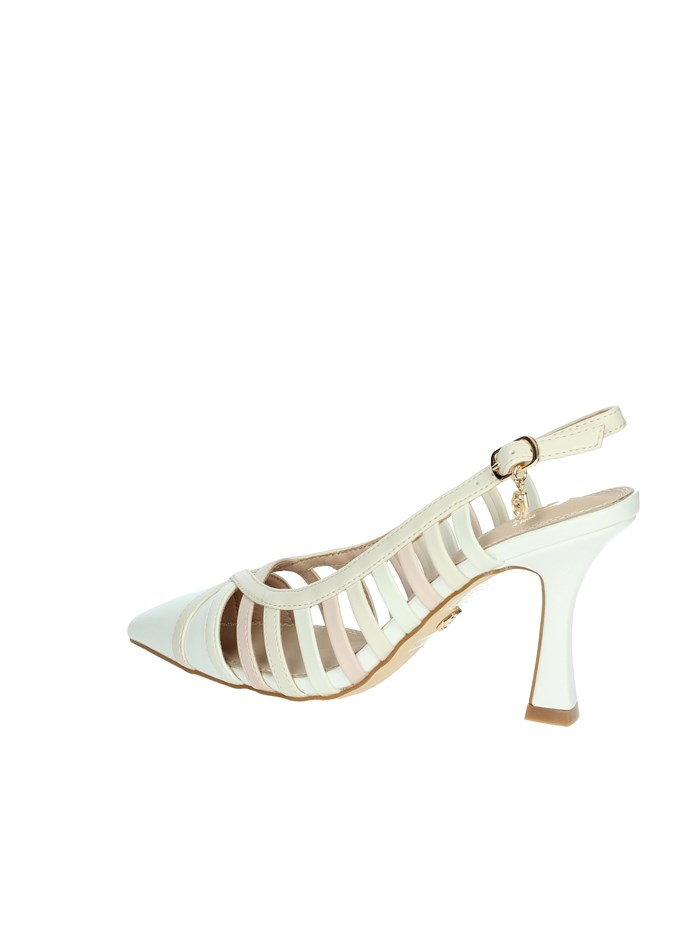SLINGBACK GD63 BIANCO/BEIGE