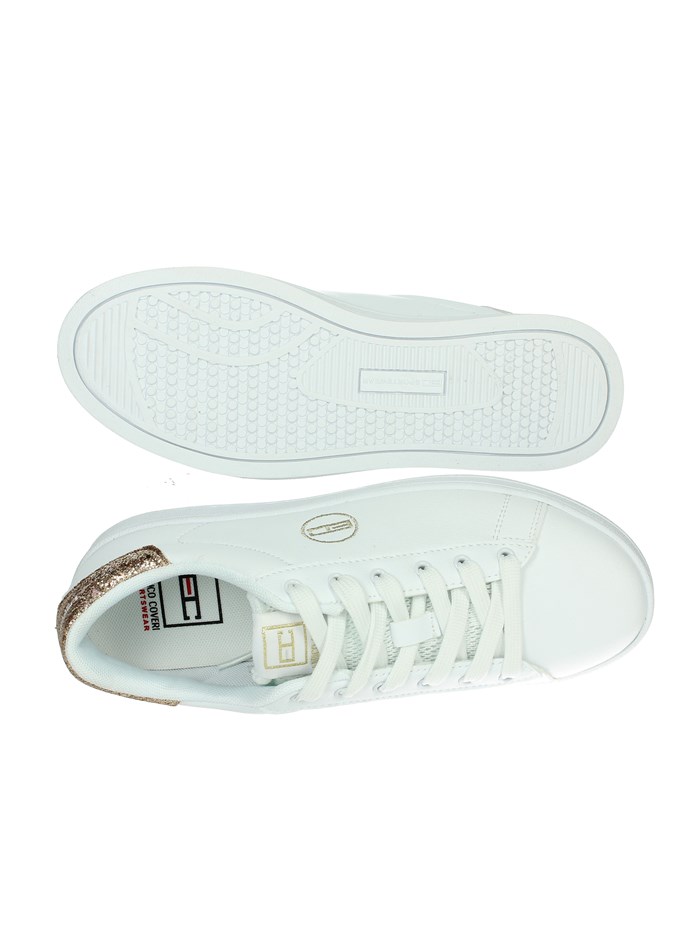 SNEAKERS BASSA CSW414214 BIANCO/ORO