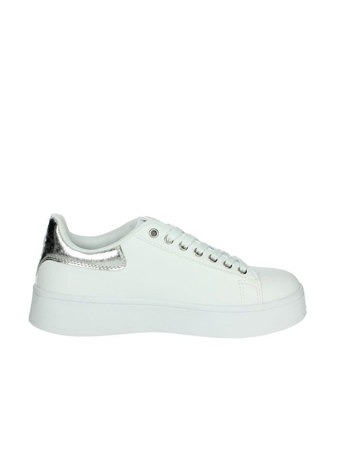 SNEAKERS BASSA CSW414257 BIANCO/ARGENTO