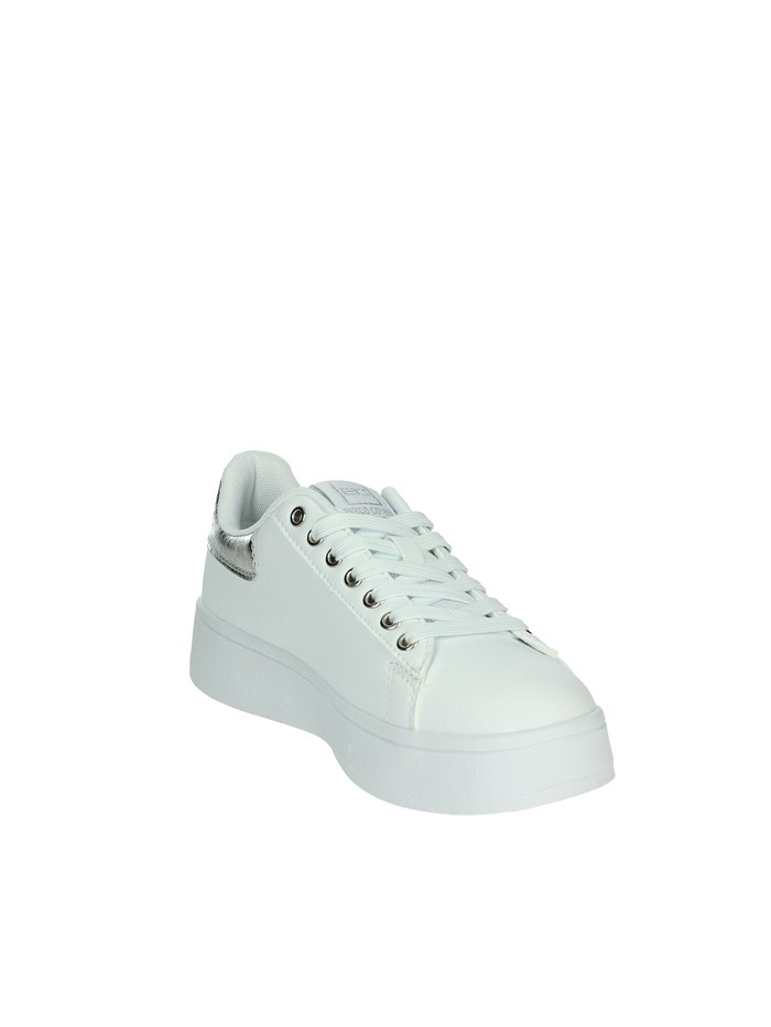 SNEAKERS BASSA CSW414257 BIANCO/ARGENTO