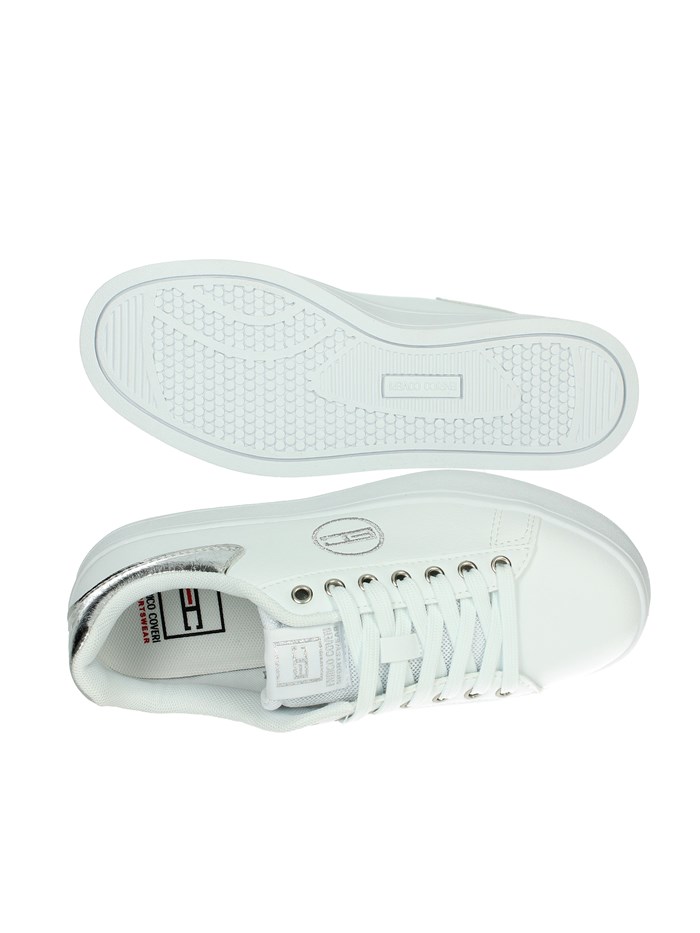 SNEAKERS BASSA CSW414257 BIANCO/ARGENTO