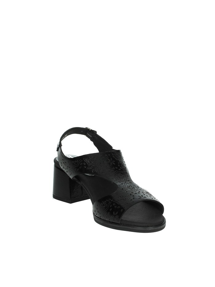 SANDALI CON TACCO 29214 NERO