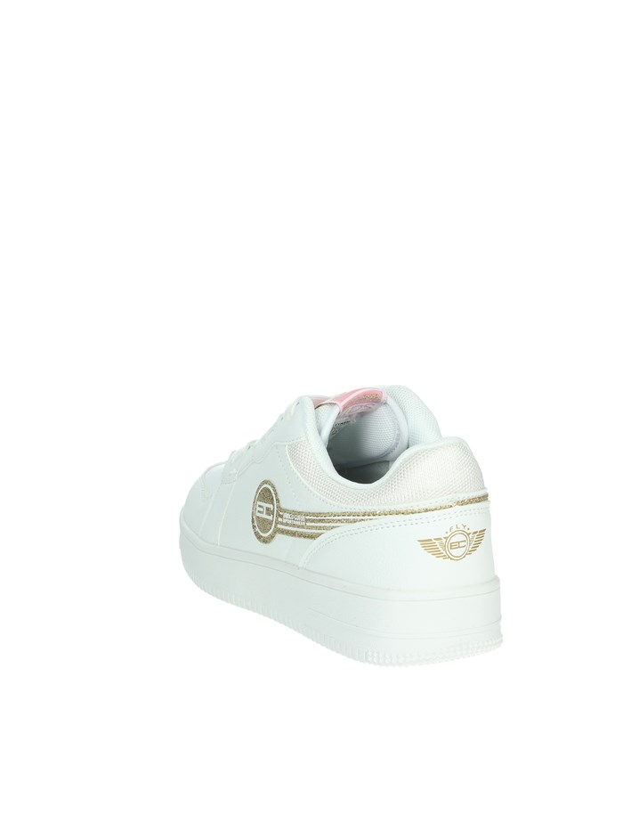 SNEAKERS BASSA CKG414301 BIANCO/ORO