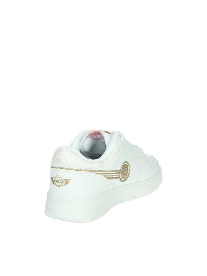 SNEAKERS BASSA CKG414301 BIANCO/ORO