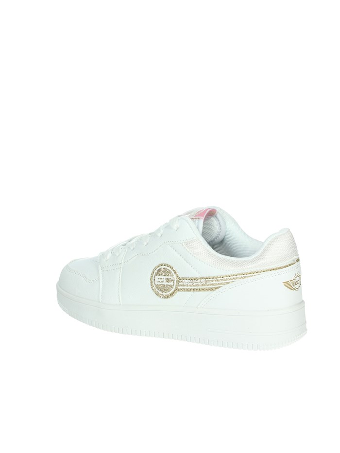 SNEAKERS BASSA CKG414301 BIANCO/ORO