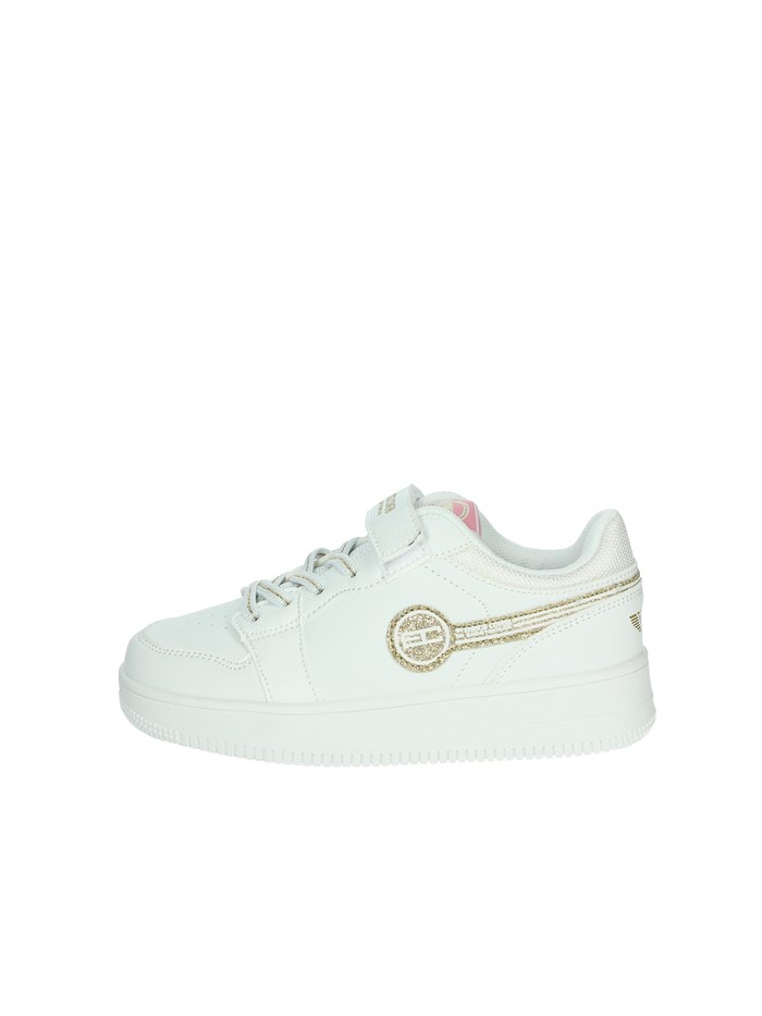 SNEAKERS BASSA CKG414301 BIANCO/ORO