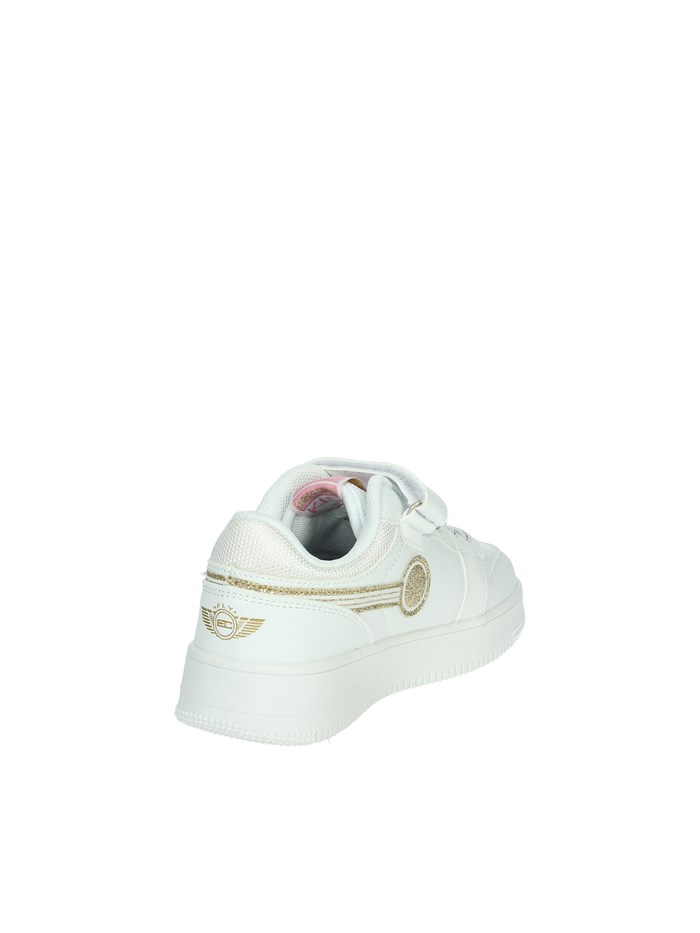 SNEAKERS BASSA CKG414301 BIANCO/ORO