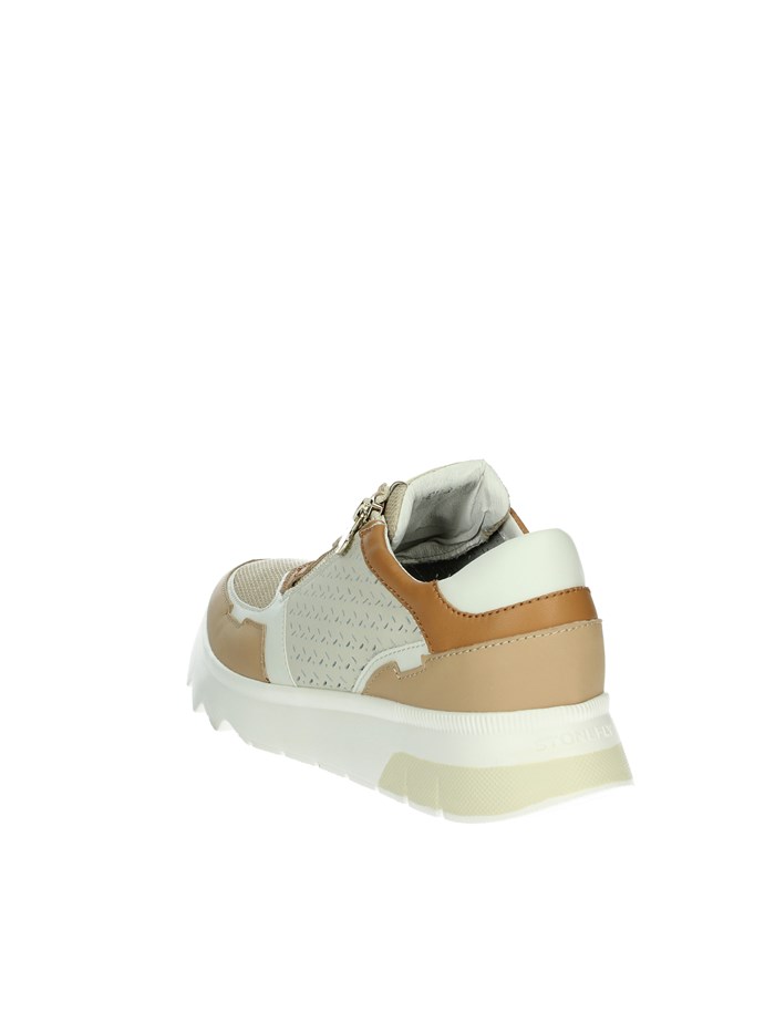 SNEAKERS BASSA 220906 BEIGE/CUOIO