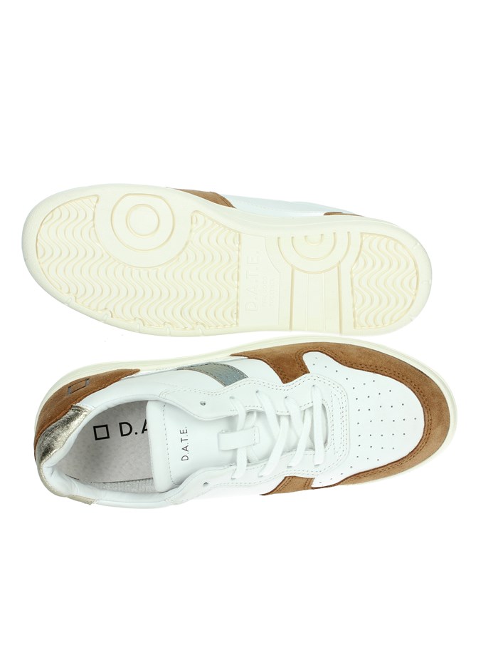 SNEAKERS BASSA W391-C2-VC-WM BIANCO/CUOIO