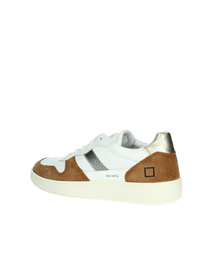 SNEAKERS BASSA W391-C2-VC-WM BIANCO/CUOIO