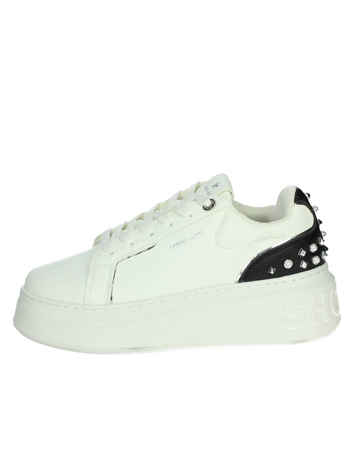 SNEAKERS BASSA CAMP.SHOP 4 BIANCO/NERO