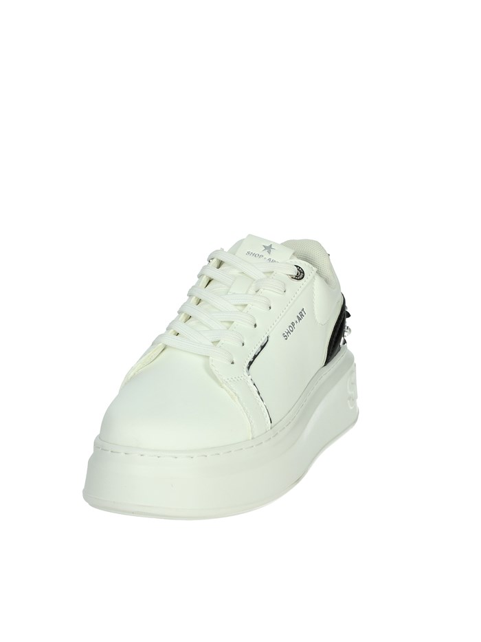 SNEAKERS BASSA CAMP.SHOP 4 BIANCO/NERO