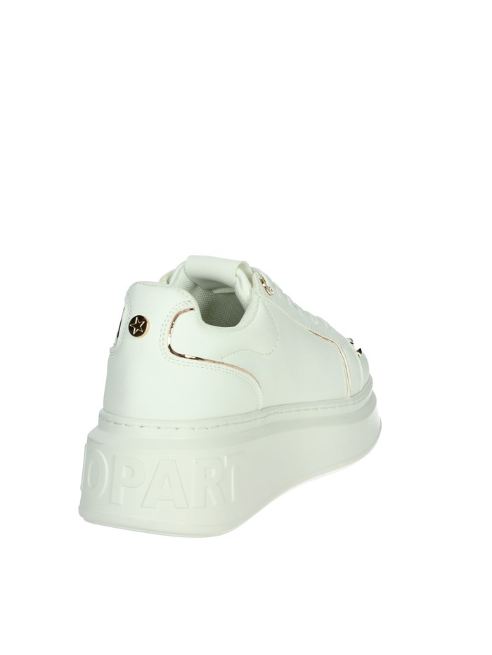 SNEAKERS BASSA CAMP.SHOP 13 BIANCO/ORO