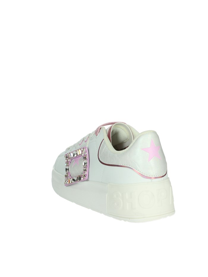 SNEAKERS BASSA CAMP.SHOP 15 BIANCO/ROSA