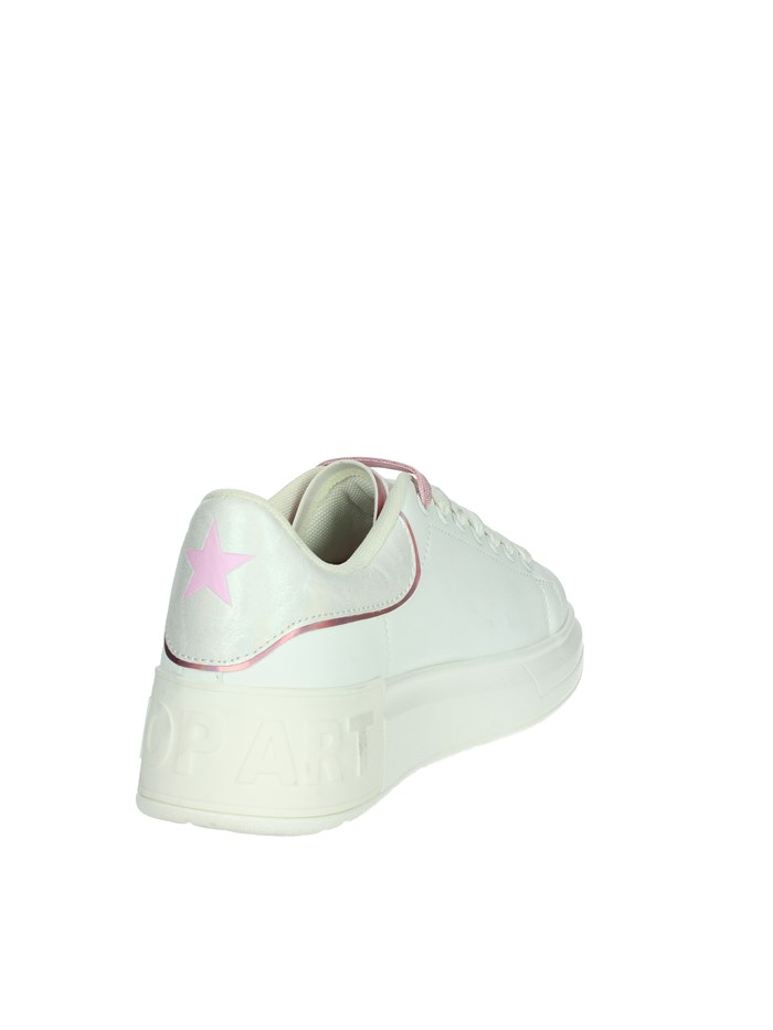 SNEAKERS BASSA CAMP.SHOP 15 BIANCO/ROSA