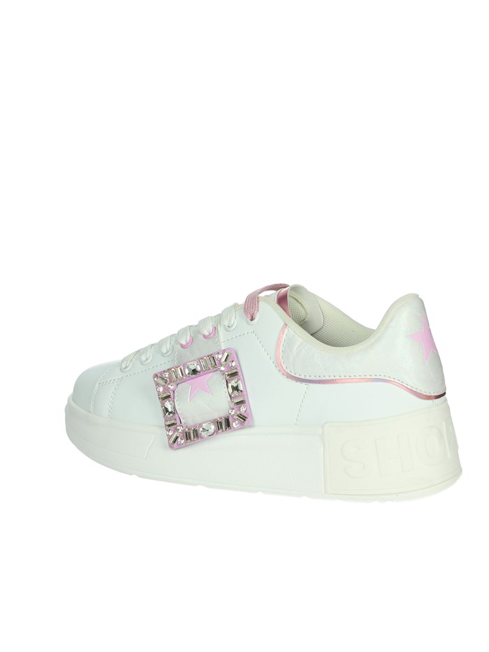 SNEAKERS BASSA CAMP.SHOP 15 BIANCO/ROSA