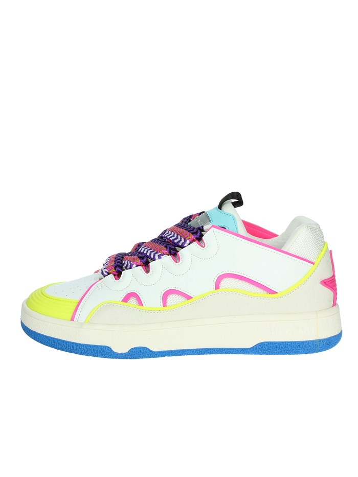 SNEAKERS BASSA CAMP.SHOP 60 BIANCO/FUCSIA