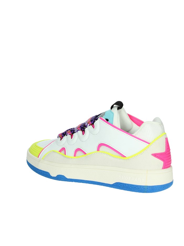 SNEAKERS BASSA CAMP.SHOP 60 BIANCO/FUCSIA