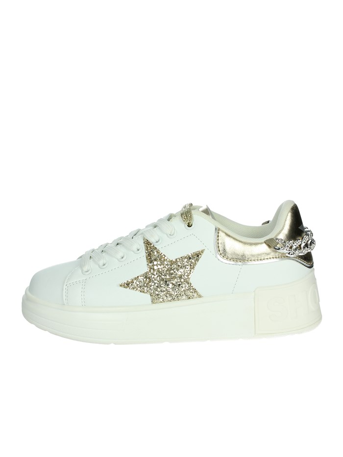 SNEAKERS BASSA CAMP.SHOP 20 BIANCO/ORO