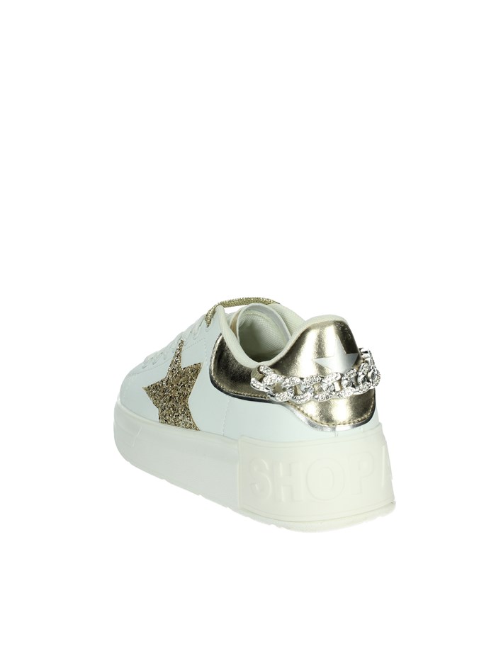 SNEAKERS BASSA CAMP.SHOP 20 BIANCO/ORO