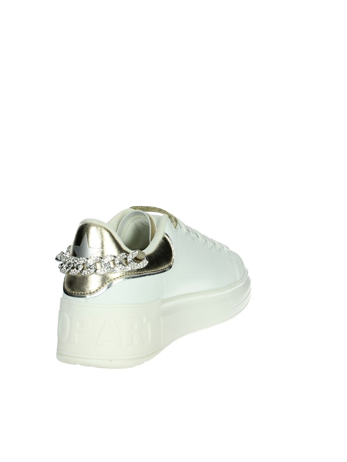 SNEAKERS BASSA CAMP.SHOP 20 BIANCO/ORO