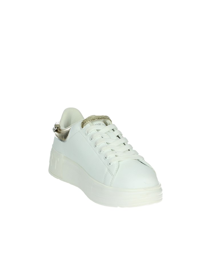 SNEAKERS BASSA CAMP.SHOP 20 BIANCO/ORO