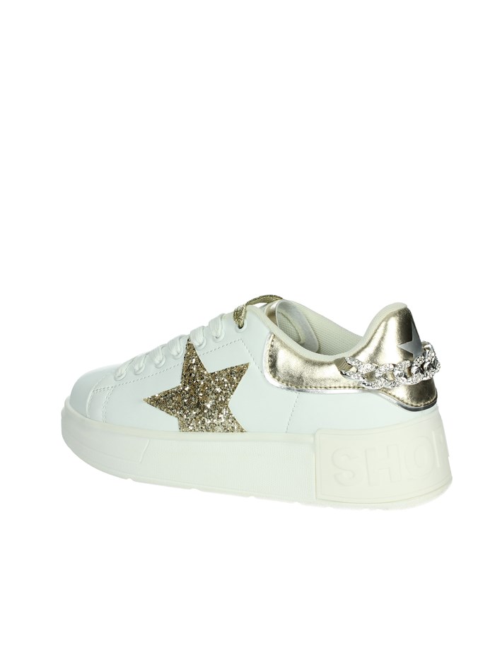 SNEAKERS BASSA CAMP.SHOP 20 BIANCO/ORO