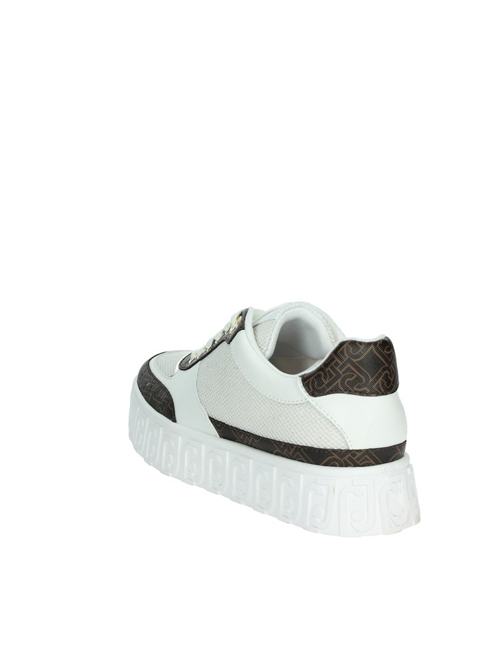 SNEAKERS BASSA BA4123 TX413 BIANCO/MARRONE