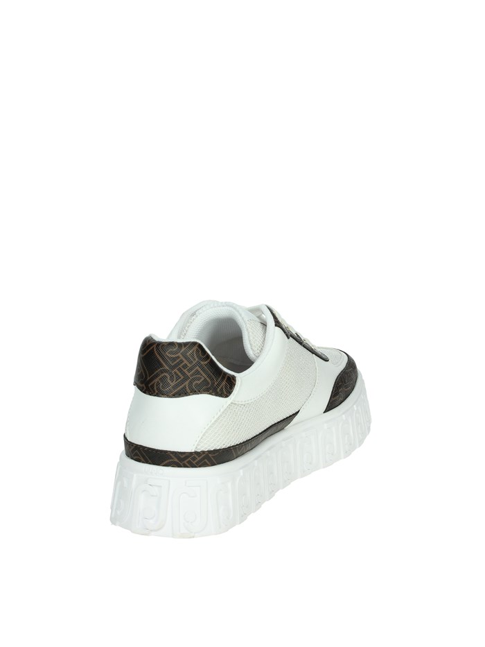 SNEAKERS BASSA BA4123 TX413 BIANCO/MARRONE