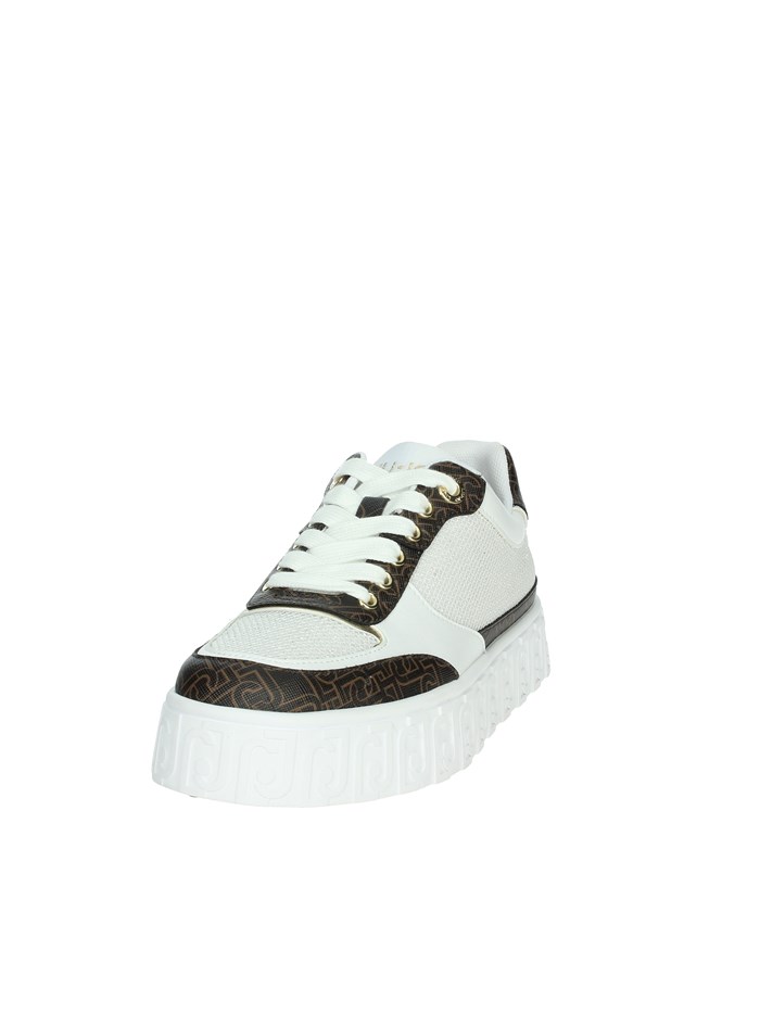 SNEAKERS BASSA BA4123 TX413 BIANCO/MARRONE