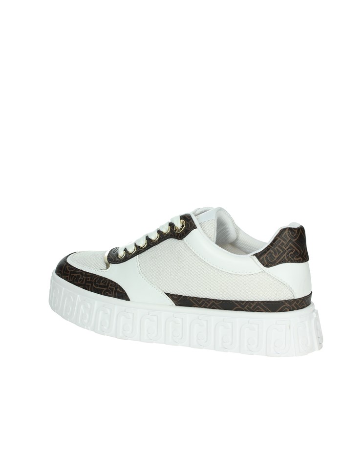 SNEAKERS BASSA BA4123 TX413 BIANCO/MARRONE