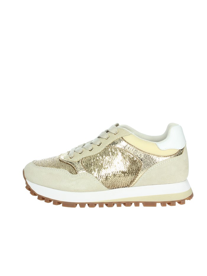 SNEAKERS BASSA BA4067 TX128 BEIGE/ORO