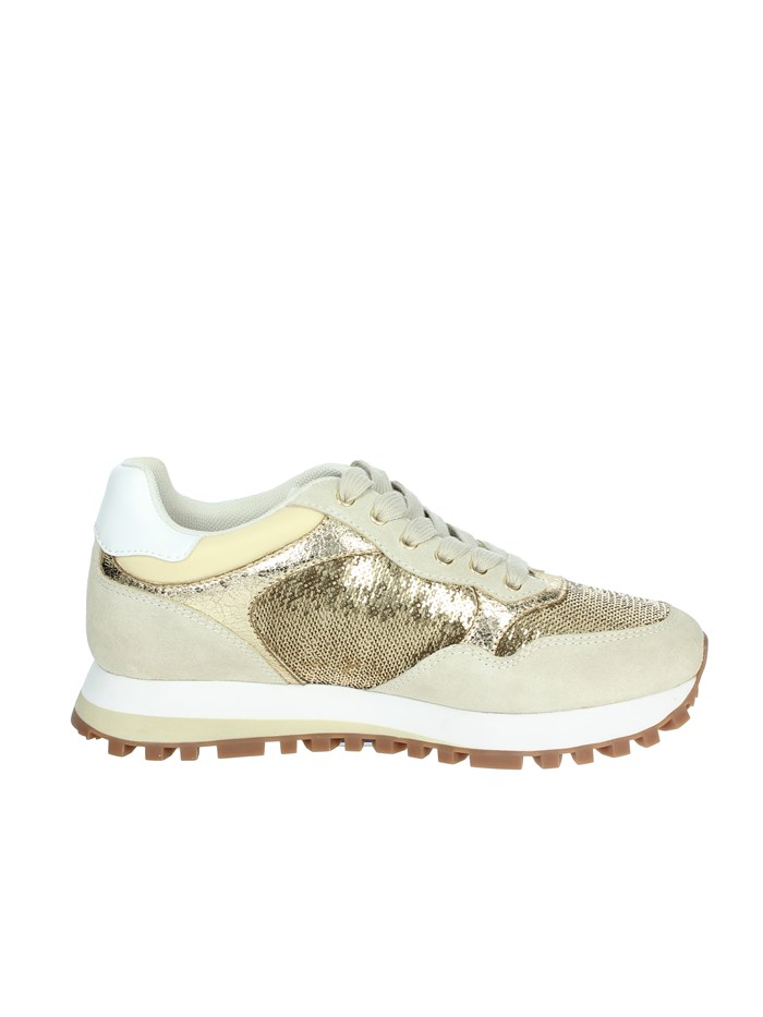 SNEAKERS BASSA BA4067 TX128 BEIGE/ORO