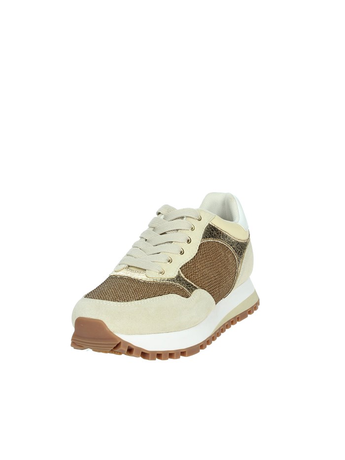 SNEAKERS BASSA BA4067 TX128 BEIGE/ORO